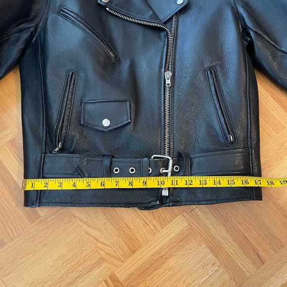 Black leather jacket - Picture 5 of 8